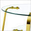 Table basse en verre trempé à double couche de style rétro minimaliste, élégante et durable pour les salons modernes-133526222