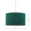 20cm H Velvet Drum Pendant Shade-34418222