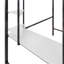 Lit mezzanine simple avec bureau et tablettes-620870730