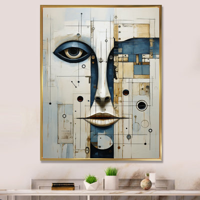 «Minimalisme Folk Religion Portrait», reproduction sur toile