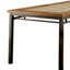 6 sièges de table de salle à manger en orme naturel et bronze Gavriel
