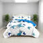 Ensemble de couvre-lit 3 pièces Blue Butterfly-129359466