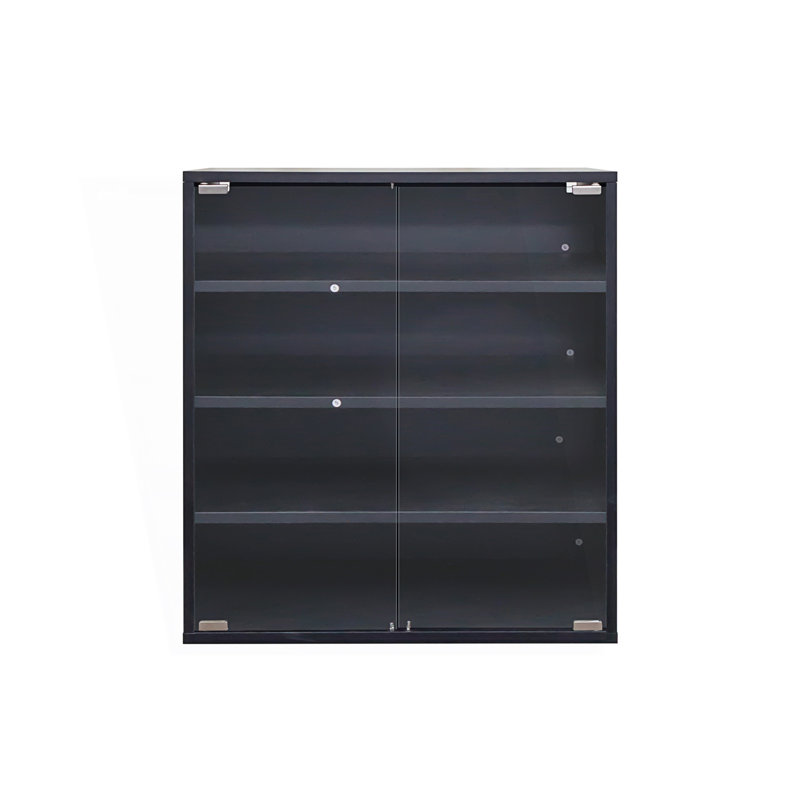Shoe Box With RGB LED Light, Stackable Shoe Storage Box With Glass Door