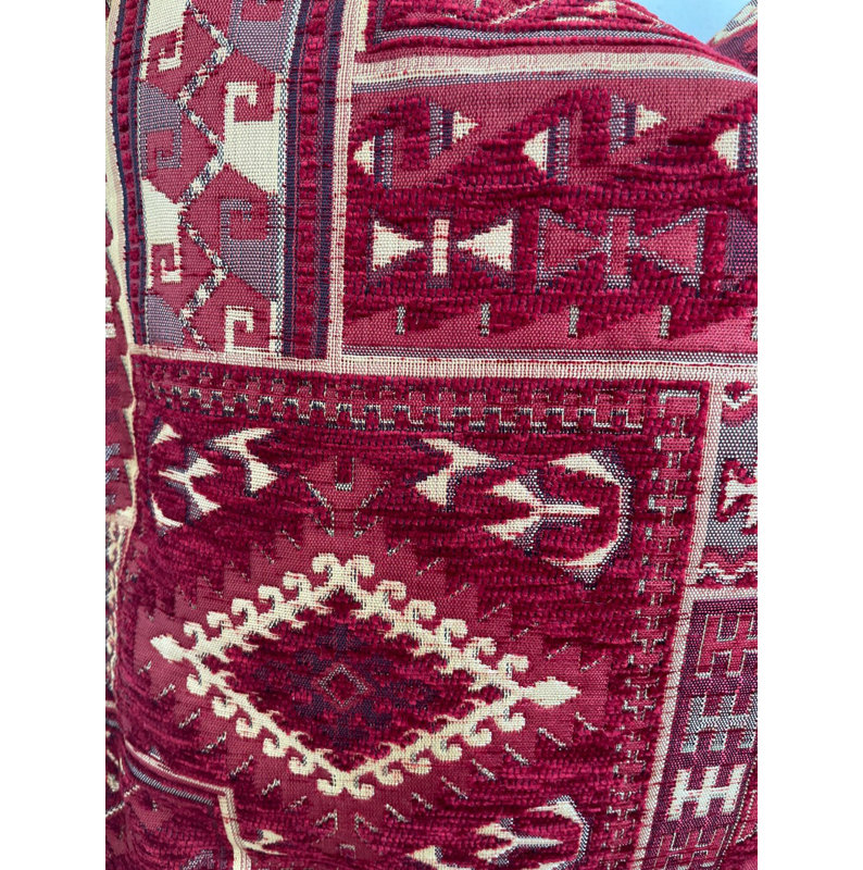 Geometric Cotton Blend Pillow Cover