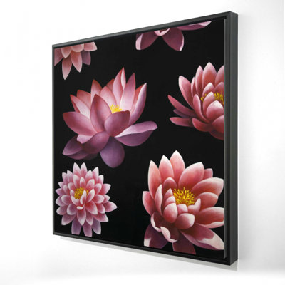 "Motif de fleurs de lotus"