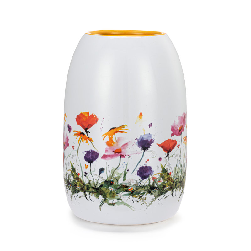 Wildflowers Color Vase - 7In