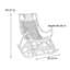 Chaise berçante en rotin Balcon Living Home
