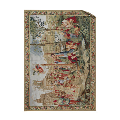 Hand-Knotted High-Quality Green and Brown Area Rug