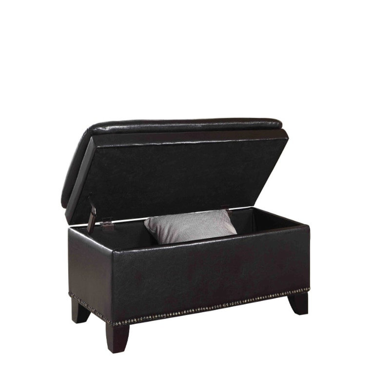 Banc de rangement, Brun foncé