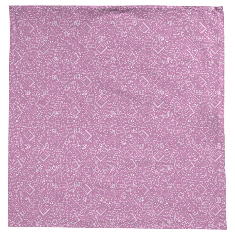 Nappe à motif rpg Leffel, Rose / blanc
