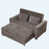 Brown Gray Polyester is out of stock