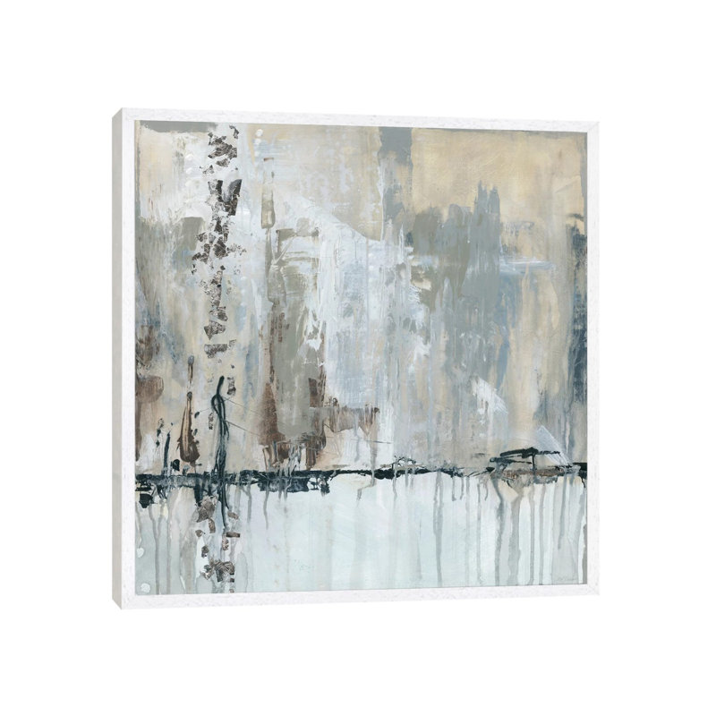 Midtown Music by Carol Robinson - Print on Canvas, White Framed, 45.72 cm H x 45.72 cm W