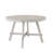 Dubreuil 47 Inches Solid Wood Rustic Dining Table For 4-6 People, Round Wooden Kitchen Table For Dining Room, Farmhouse Dinner Table With Wooden Tabletop And Cross Base