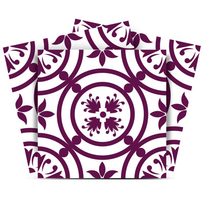 8'' W x 8'' L Vinyl Peel and Stick Mosaic Tile