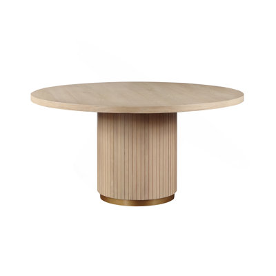 Caspian Oak Finish 59" Wide Dining Table