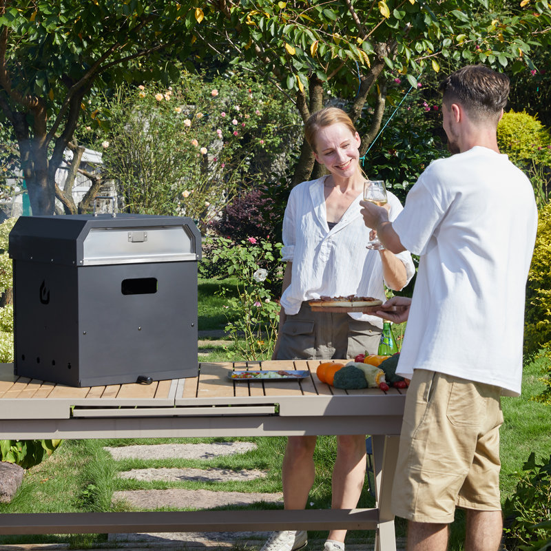 Paeten 4-In-1 Outdoor Pizza Oven for Grill with Pizza Stone, Pizza Peel, 16 inch