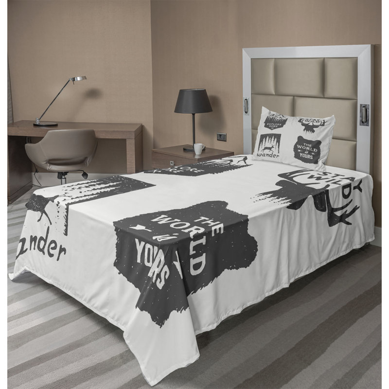 Microfiber Sheet Set, Twin Sheet Set + Fitted Sheet + 1 Pillowcase