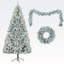 Arbre de Noël enneigé 6 pi 6 pi
