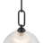 12’’ Pendant Light With Ribbed Glass Shade-1535087331