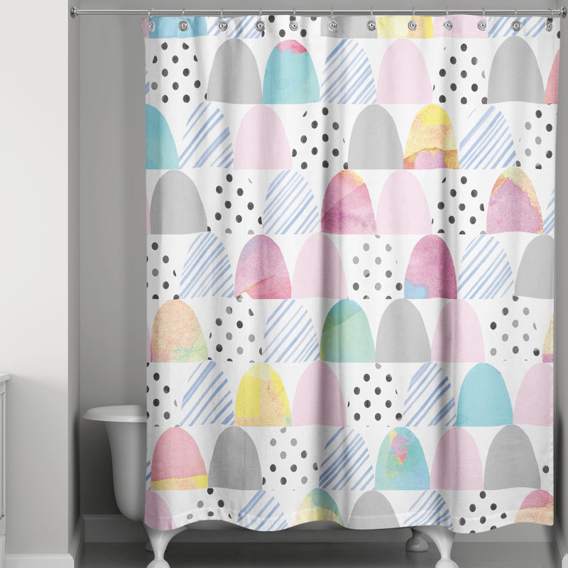 Rideau de douche simple Minick