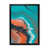 Impression noire sur toile encadrée sélectionné