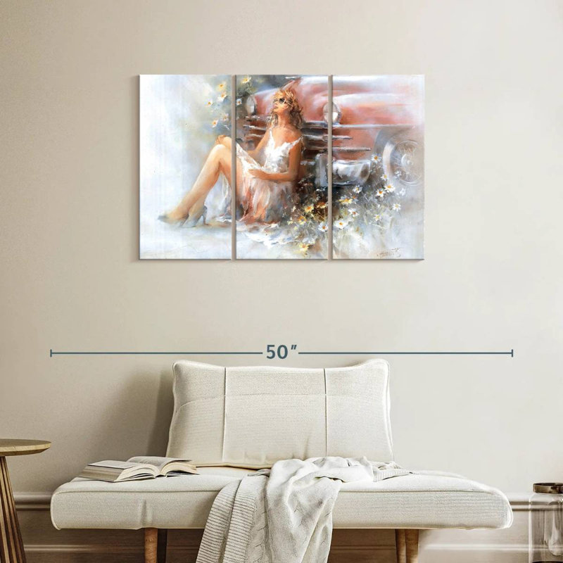 Leisha Relax Alone, 24" H x 38" W