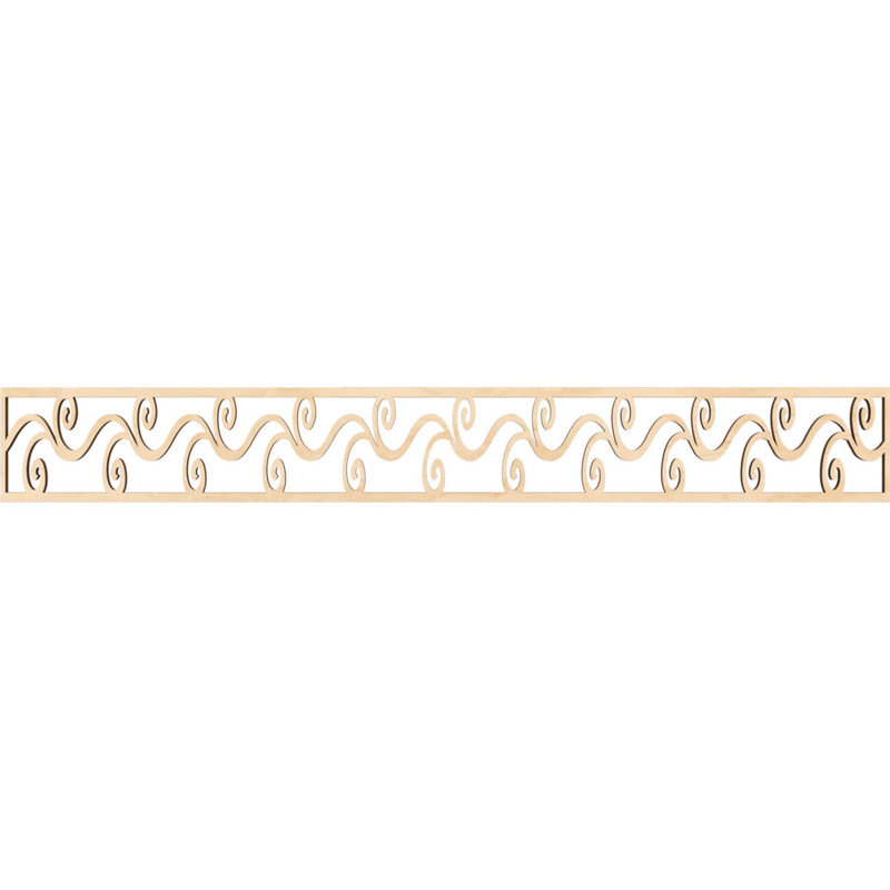 Moulure à panneau Tilden, Bouleau, H 6 po x l 46,5 po x P 0,375 po