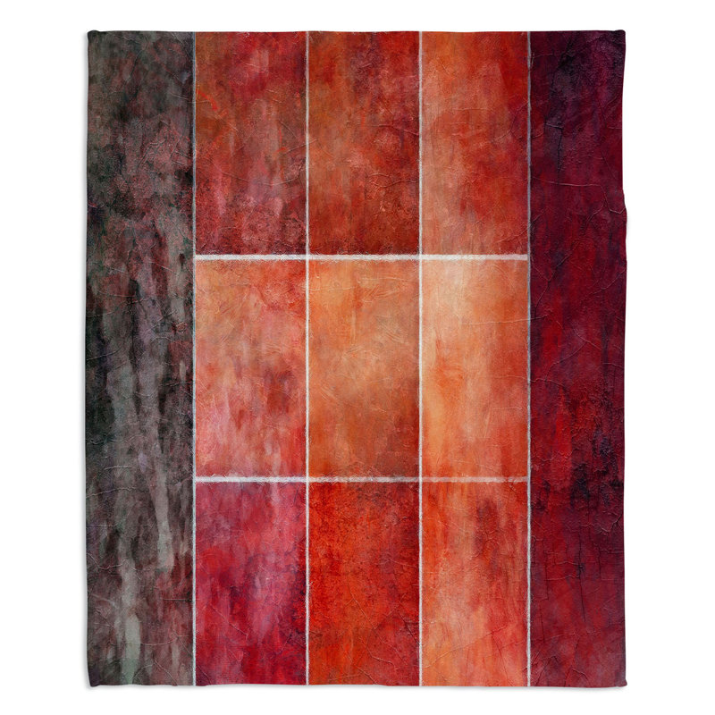 Hand Woven Throw Blanket, 51" x 60"