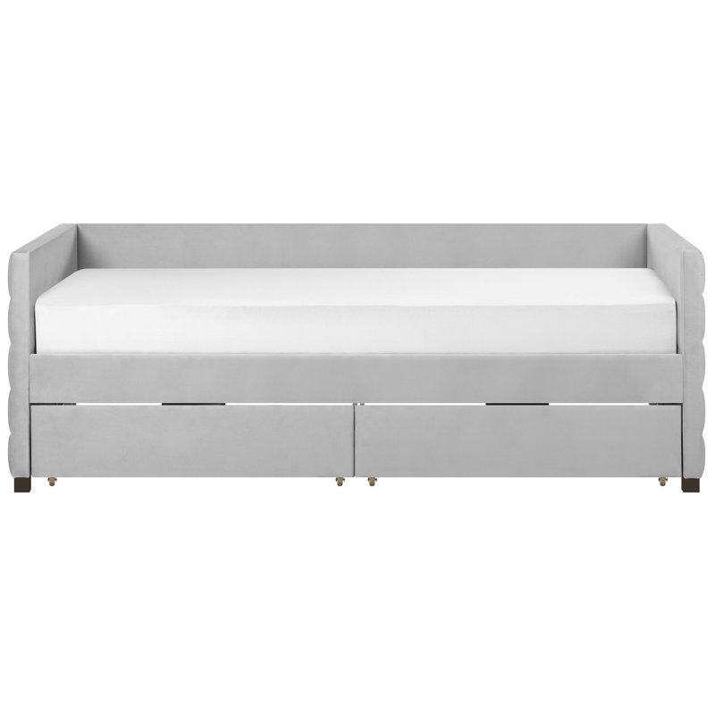Aaraya Upholstered Daybed, Gray