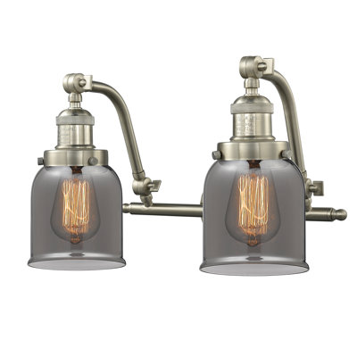Cloche de salle de bain 18 po à 2 lumières Bell - 5 po