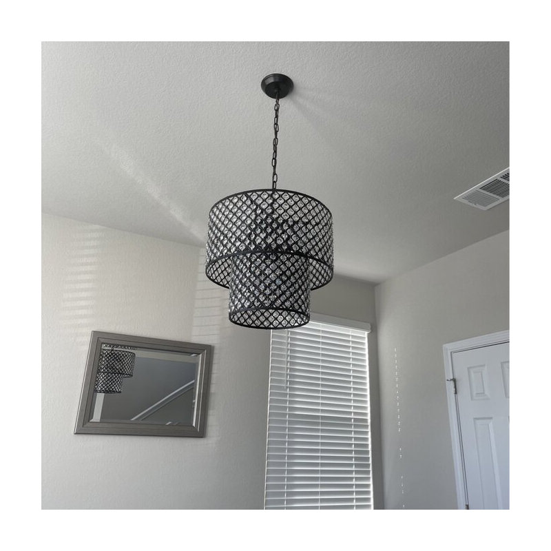 Englehart 8 - Light Black Pendant