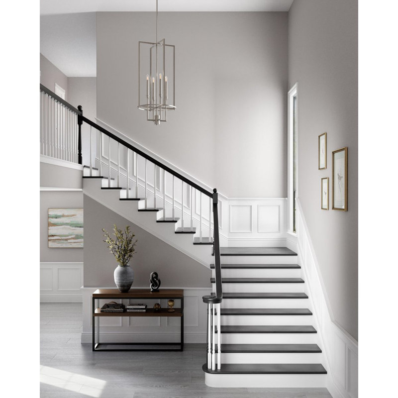 4 - Light Dimmable Square / Rectangle Chandelier