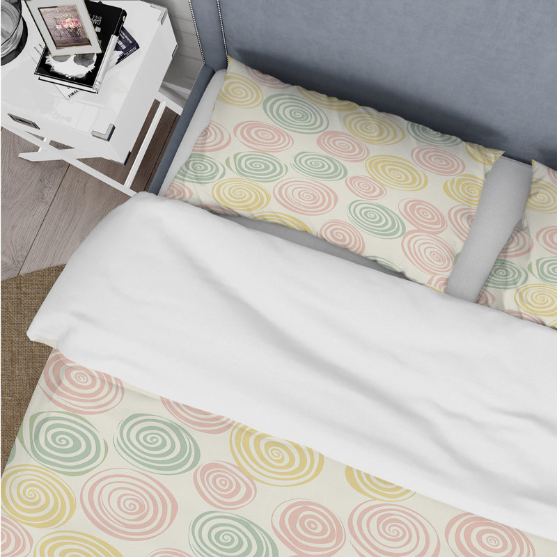 Ensemble de housse de couette Boho, Housse de couette simple et deux taies décorative