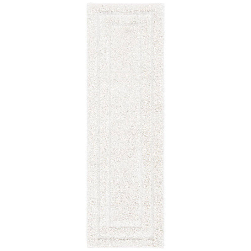 Tapis à poil long performance à motif géométrique Florida Drennen, Tapis de couloir 2 pi 3 po x 7 pi