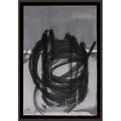 Movement 3' Framed Print on Glass