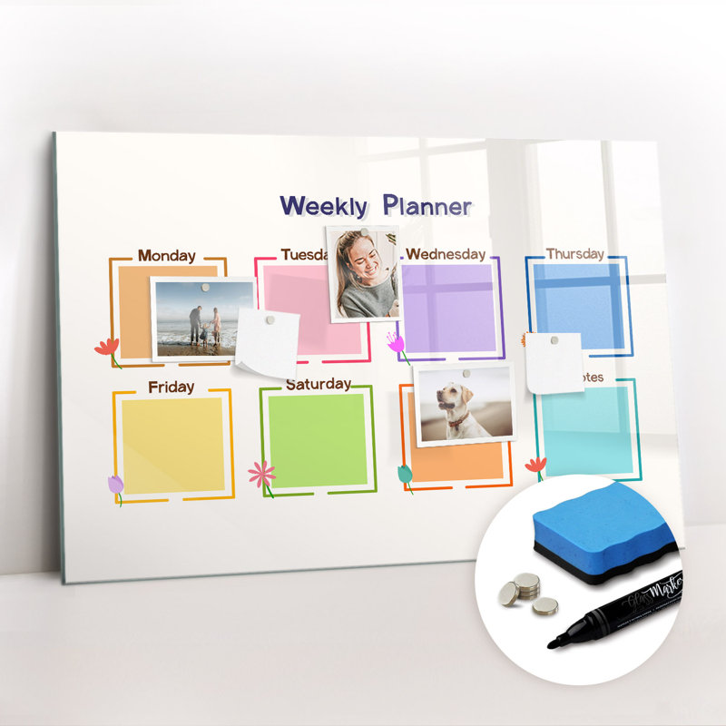 Magnetic Glass Dry Erase Board