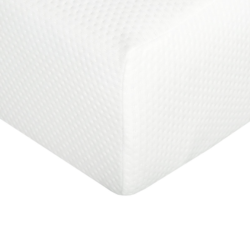 Matelas moelleux en mousse viscoélastique gélifiée, housse double avec aloès pour une nuit de détente, soutien de 6 po et soulagement de la chaleur de 2 po, installation facile compressée, taille de chambre à coucher moderne, housse en mousse, po