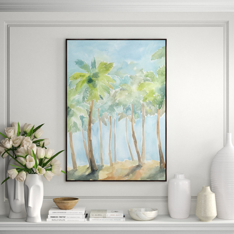 Under A Sunshine I Print by Janice Sadler, 44.5" H x 31.5" W, Image Gel Brush