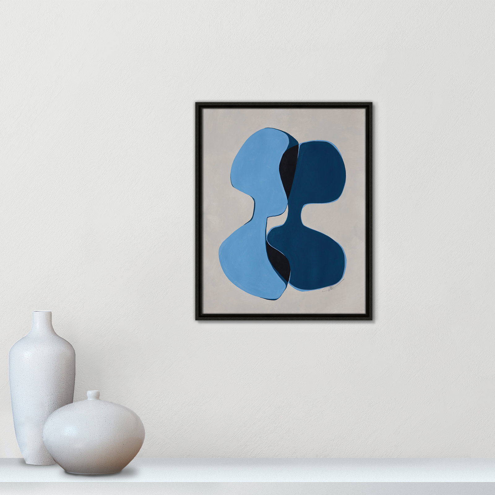 In Unity Collection "In Unity I" Print, Espresso Framed, 21.5" H x 17.5" W x 2" D