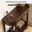Console en bois massif avec tablette Tradiation-2102964817