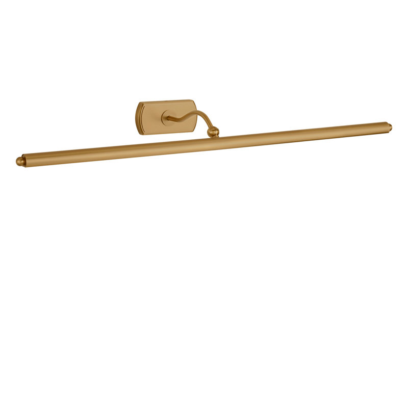 Lamont Picture Light, Burnished Brass, 2.38" H x 30" W x 9" D