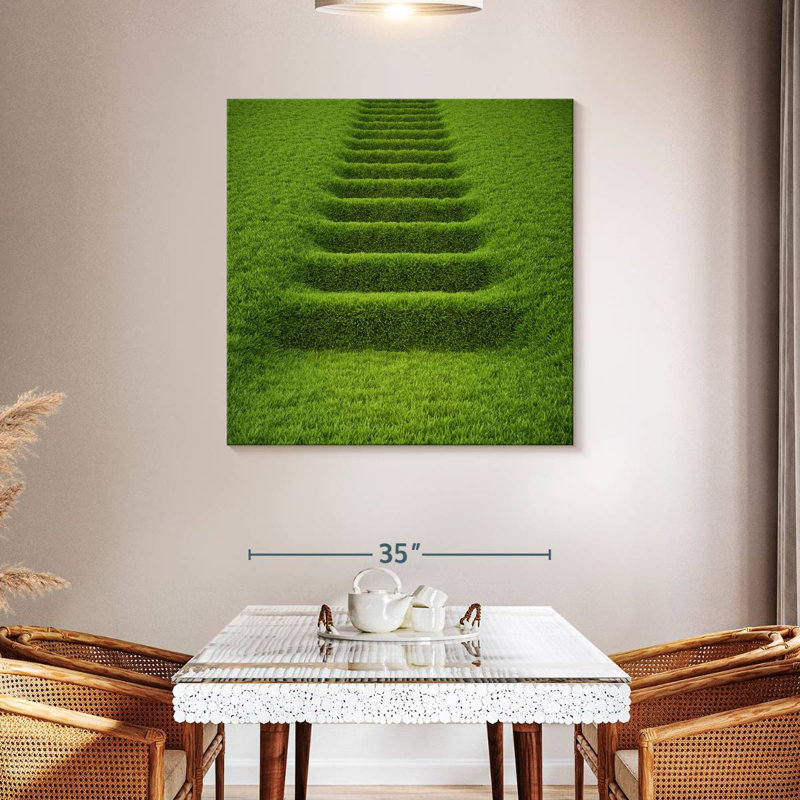 Lilie Abstract Grass, 10" H x 10" W