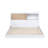 Modern Bed With Bookcase Headboard-114168282