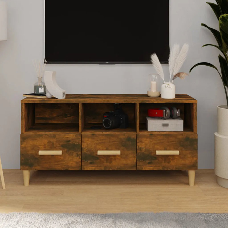 Unfinished TV Stand for TVs up to 43", Sonoma Oak