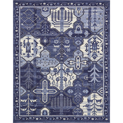 Tapis oriental bleu Abdurraheem