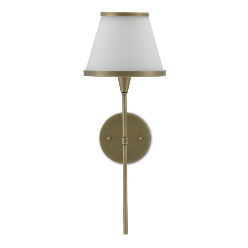 Brimsley 1 - Light Armed Sconce, Antique Brass