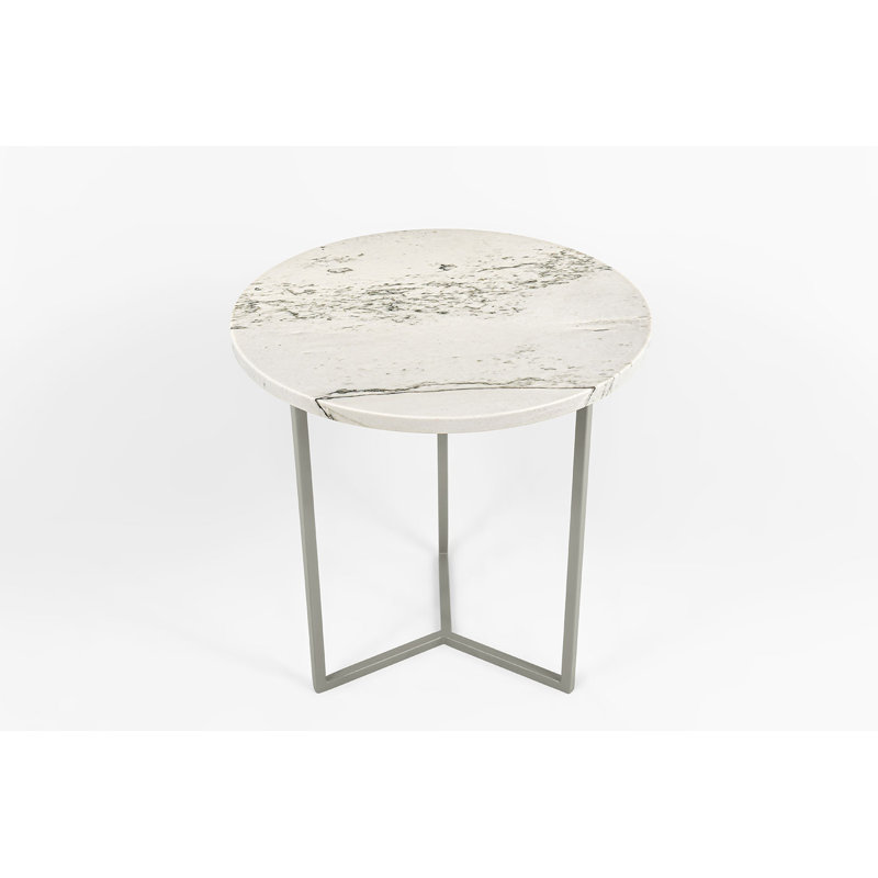 Draper Frame End Table, Grey