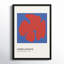 «Despina Forme Astratte Blue & Red» par Romina Gadler - impression à structure simple-1869348082-1869348083