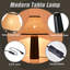 Lampe de table moderne en rotin noir 18,7 po-1876187543