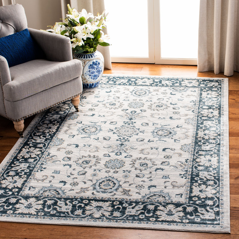 Swinehart Oriental Hand Woven Area Rug, Rectangle 160 x 229 cm
